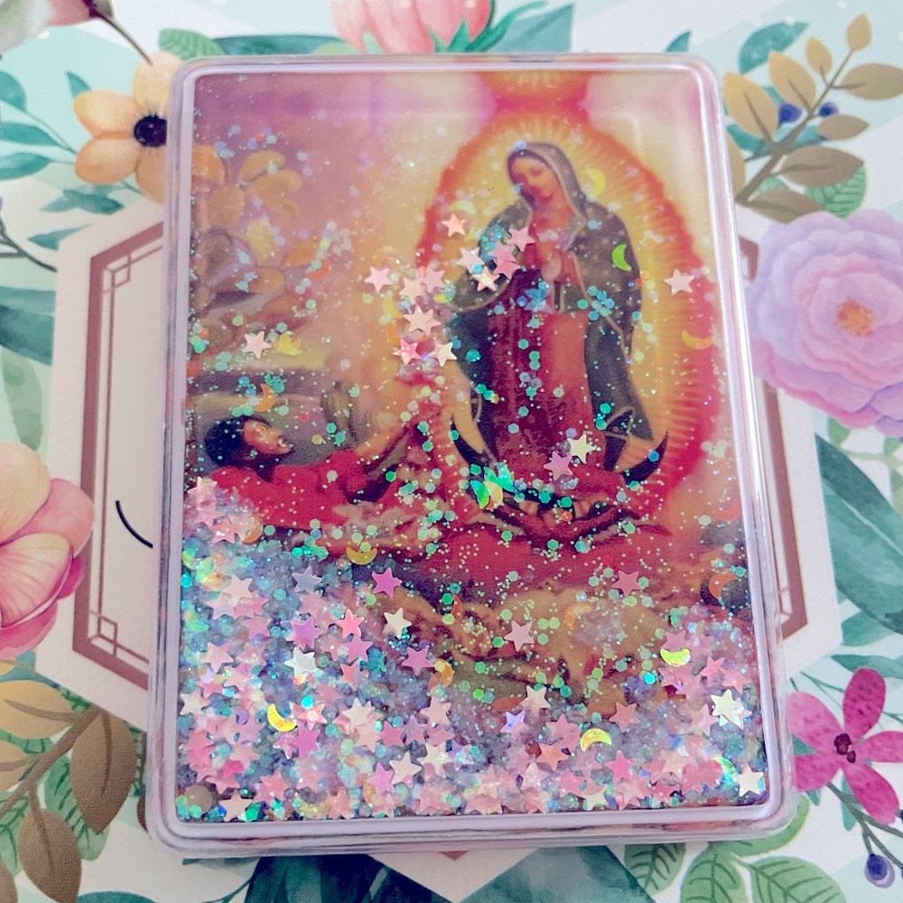 New.Glitter pocket mirror